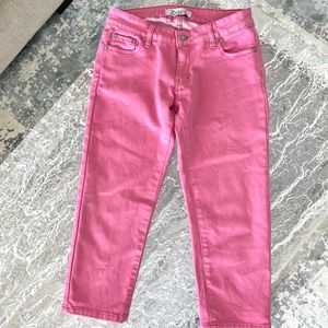 Puzzle pink jeans